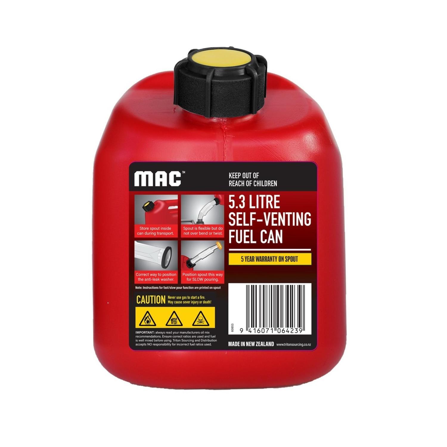 Fuel Can 5.3 litre Red