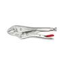 Curved Jaw Locking Pliers with Wire Cutter 7 inches