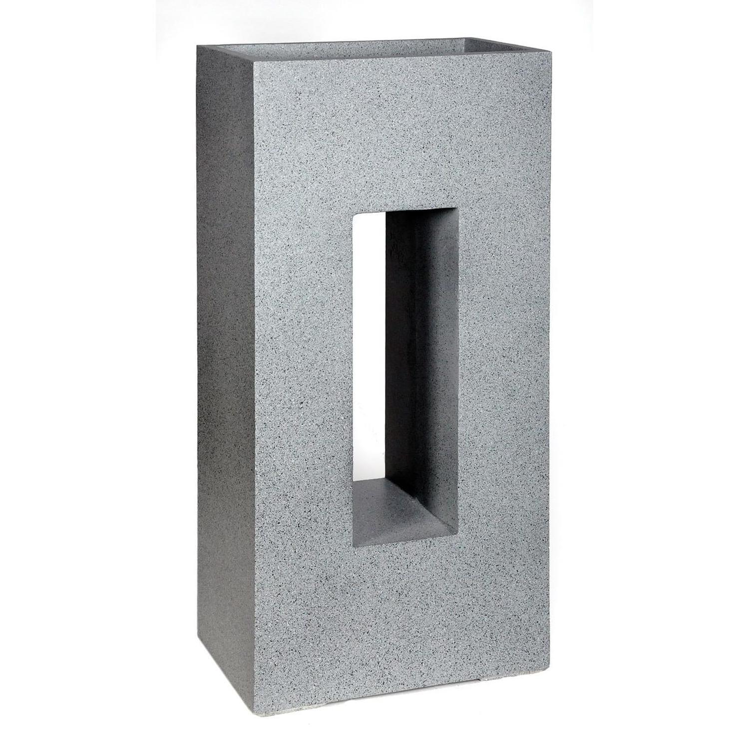 Tall Window Partition Clayfibre Pot Granito
