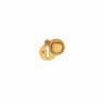 Escutcheon with cover 34mm Polished Brass Finish