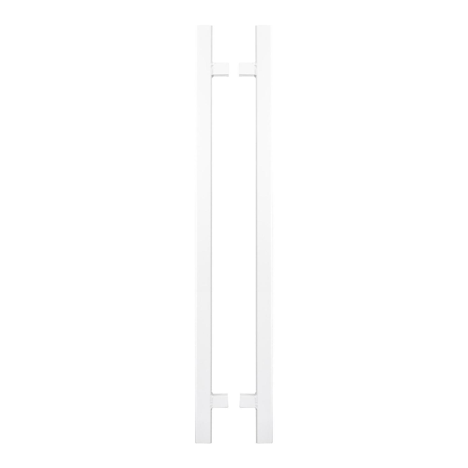 Aluminium Batten Fence Gate Converter 2 PCS H:1500mm x W:80mm x D:80mm White