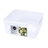 Container Clear with White Clips 5.8L