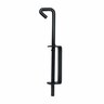 Aluminium Driveway Gate Drop Bolt H:300mm, W:67mm, D:45mm Black