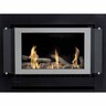 Inner and Black Outer Frame for Neo Gas Fire Black and Stainless Steel