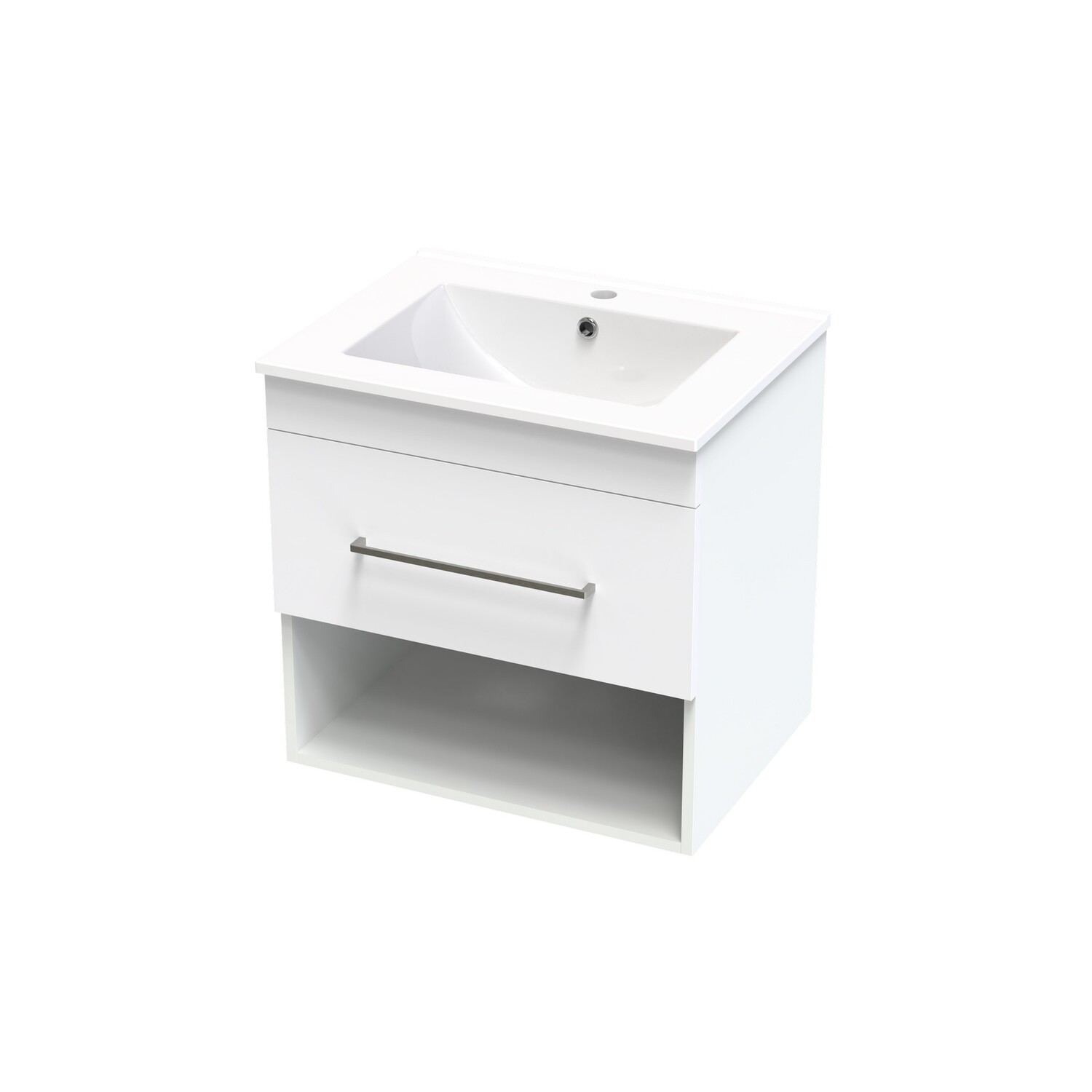 Cashmere Valley 600 Drawer Open Ultra Gloss White