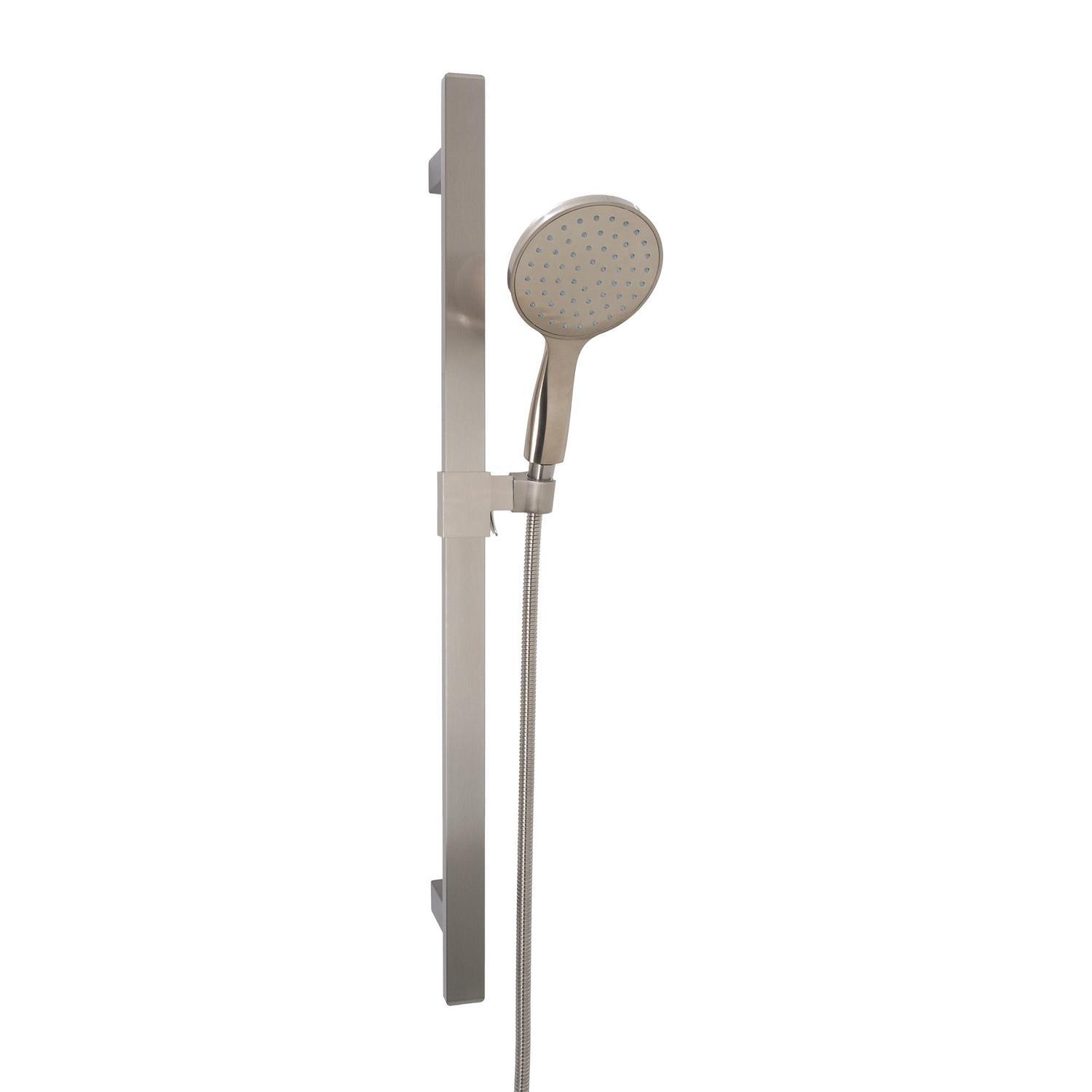 Shower Rail  Brushed Nickel