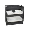 Floor Standing Vanity Cabinet 2 Drawer 750mm Matte Black