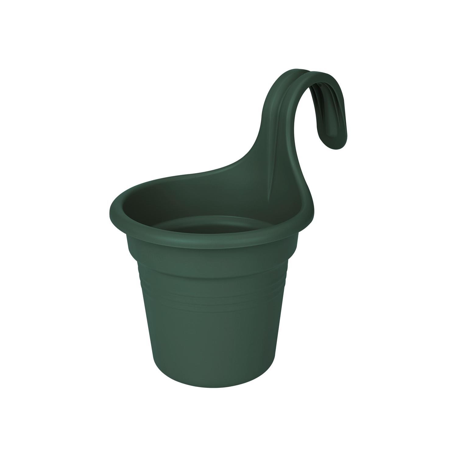Plastic Green Bascis Hanging Pot