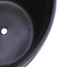 Indoor Adelle Pot and Saucer 15cm Black