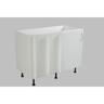 Grab and Go Corner Base Cabinet 1100mm White