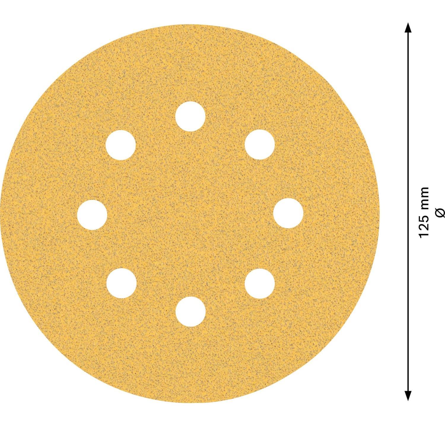 EXPERT C470 Sandpaper with 8 holes for Random Orbital Sanders