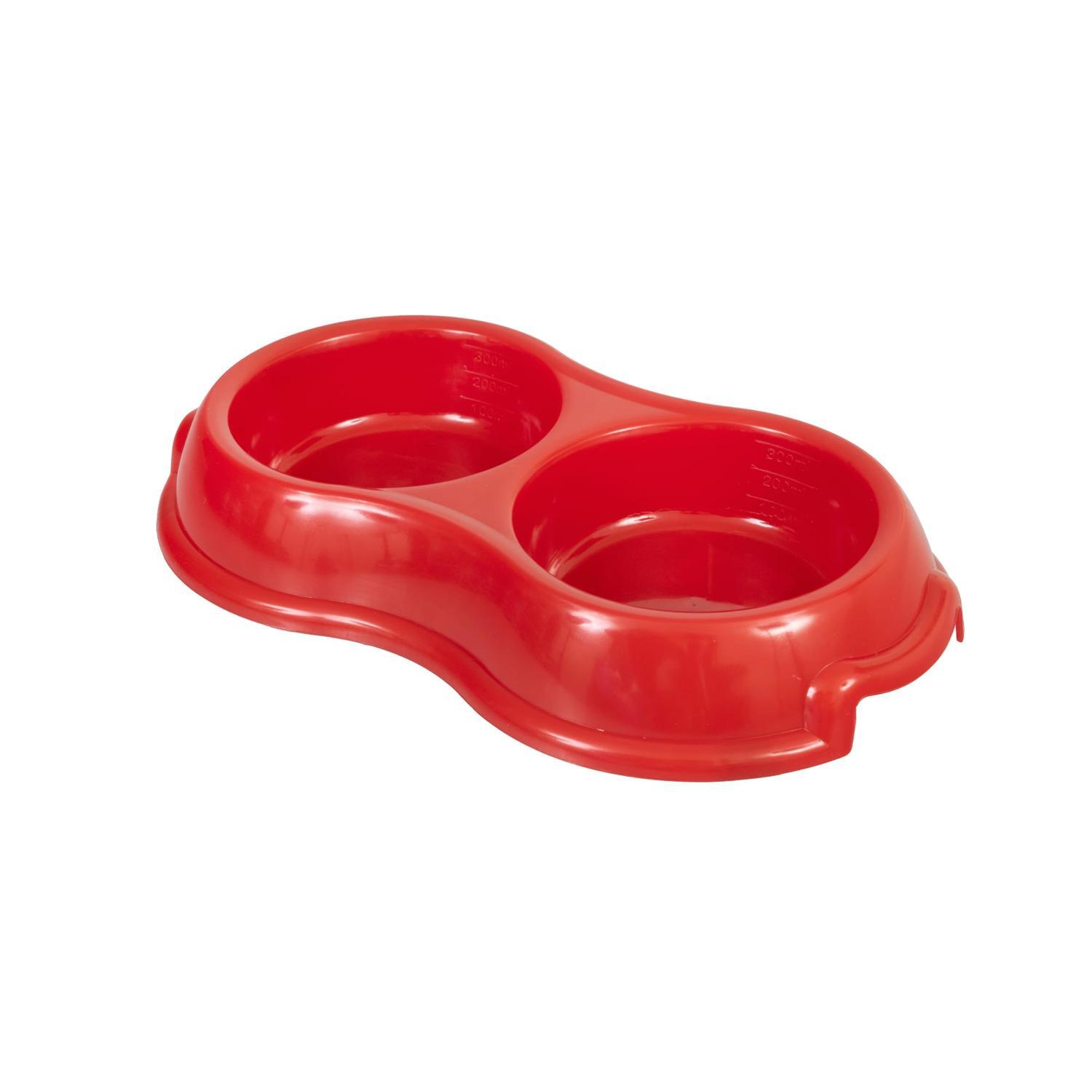 Bowl Plastic Double Red