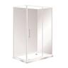 Capricorn Square Shower Flat Wall Right Hand Tray with Pivot Door