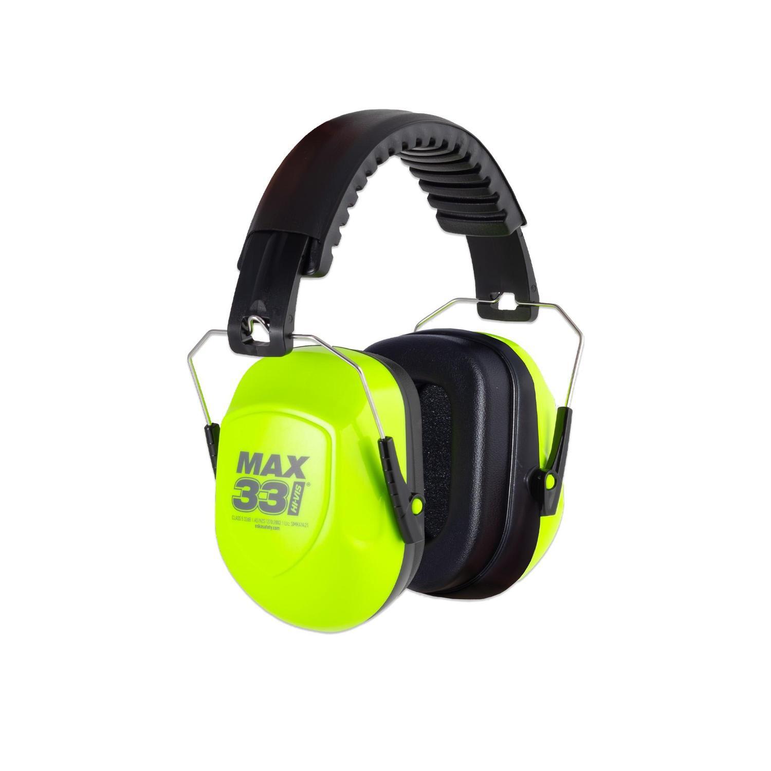 Max33 Folding Hi Vis Earmuff