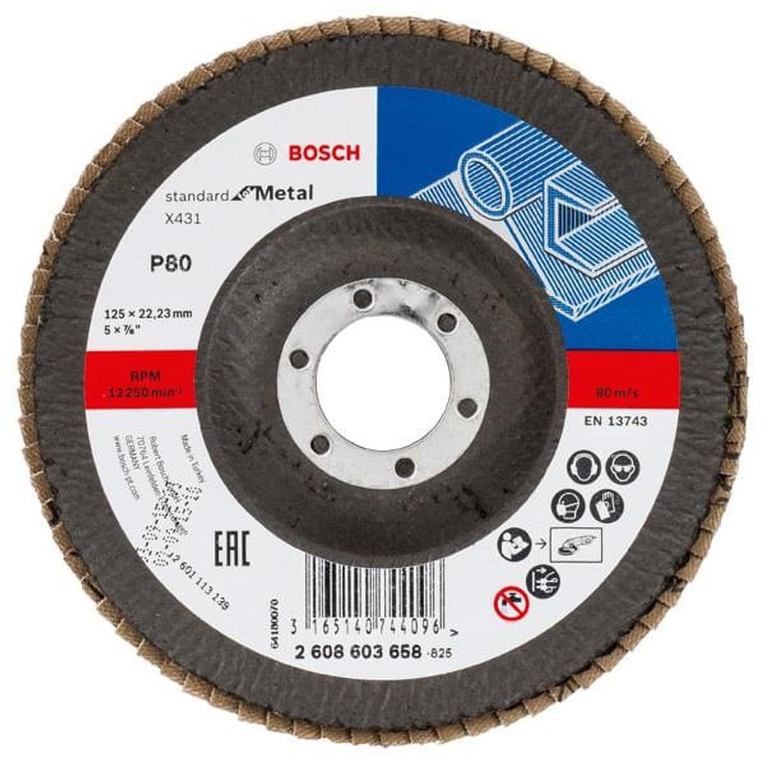 Flap Disc For Metal G80 125mm