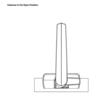 Window Fastener Right Hand Black
