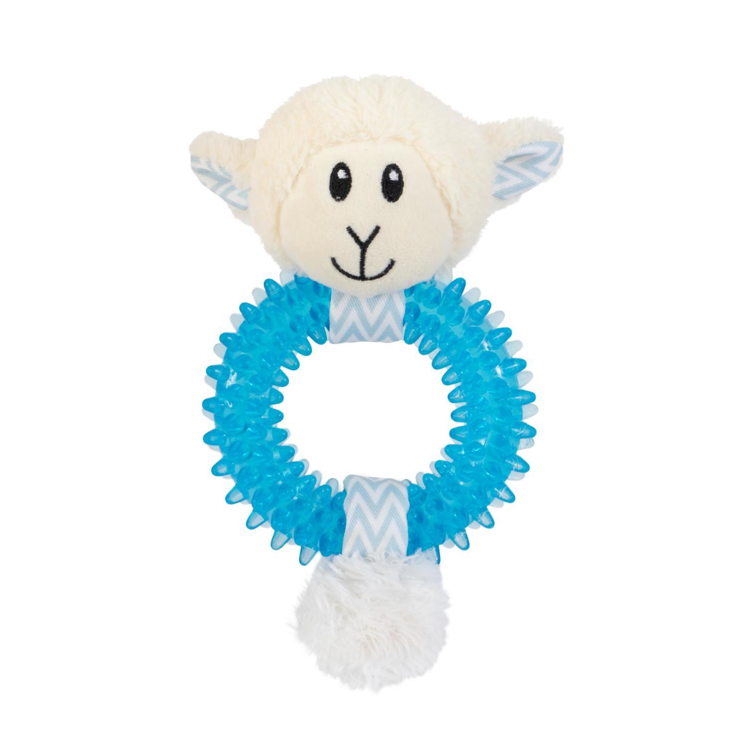 Lamb Rubber Ring Dog Toy