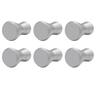 Cabinet Knob Handle 17x20mm Matt Chrome