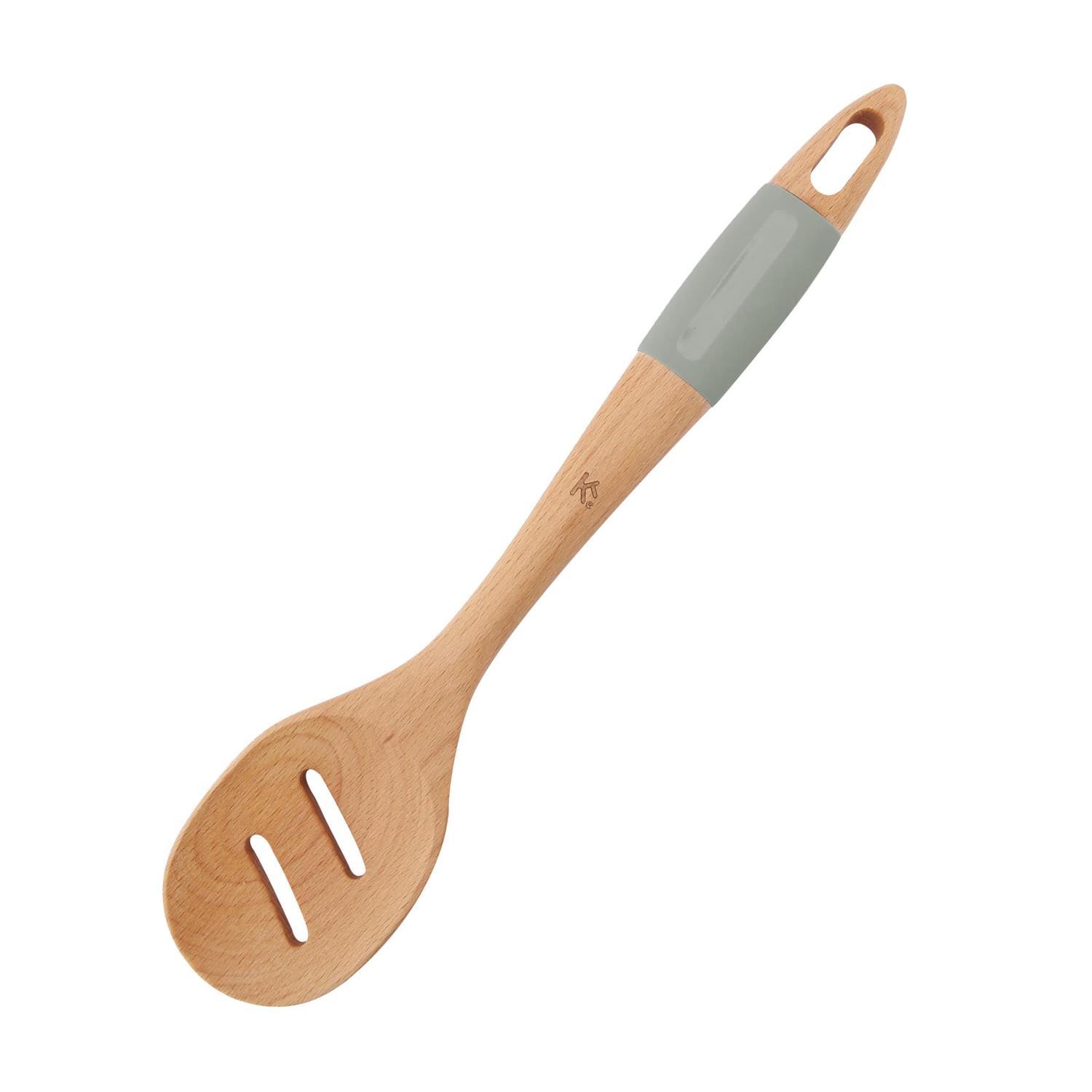 Beechwood Slotted Spoon