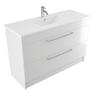 Calais Floor Standing Vanity 1200mm White