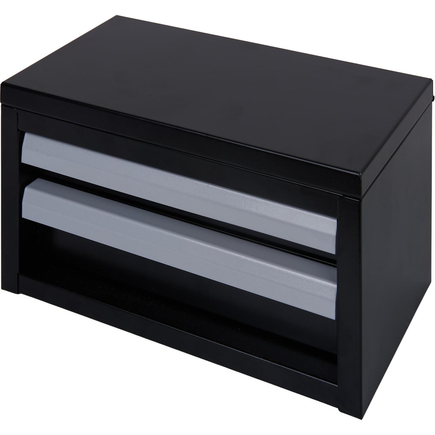 Mini Tool Chest 2 drawer Black