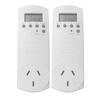 Slimline Digital Timer Twin Pack Double Pole