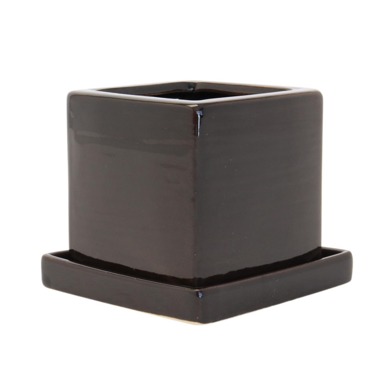 Glazed Indoor Pot