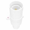 Switched Lampholder, 3A, 1/2 Inch Brass Thread 240V White