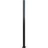 Flanged Post Aluminium 65 x 65 x 1900mm Black