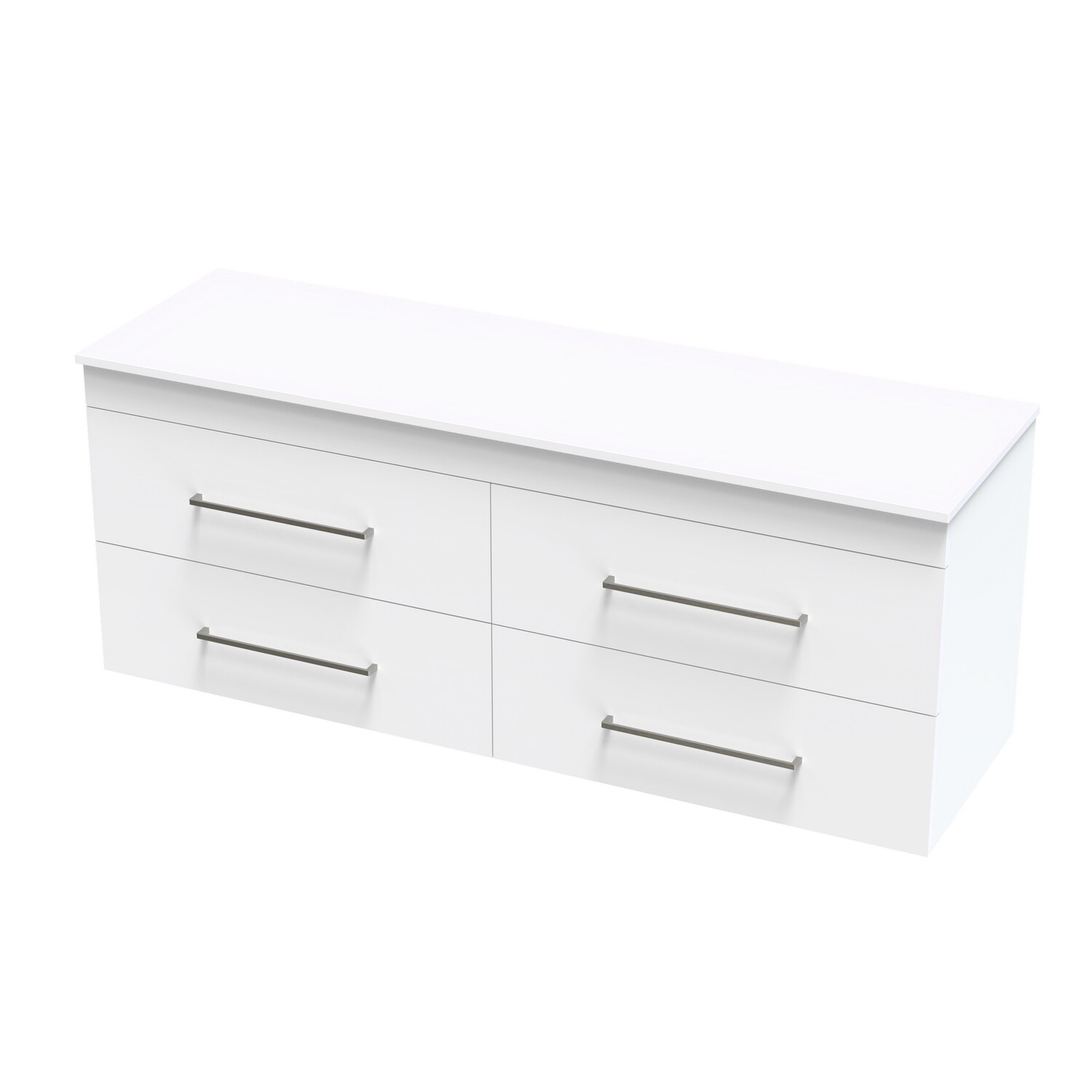 Cashmere Pro Double Drawer Wall Hung Vanity