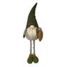Christmas Gnome Extendable Legs With Gift Green