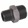 Reducing Hex Nipple 50X40mm Black
