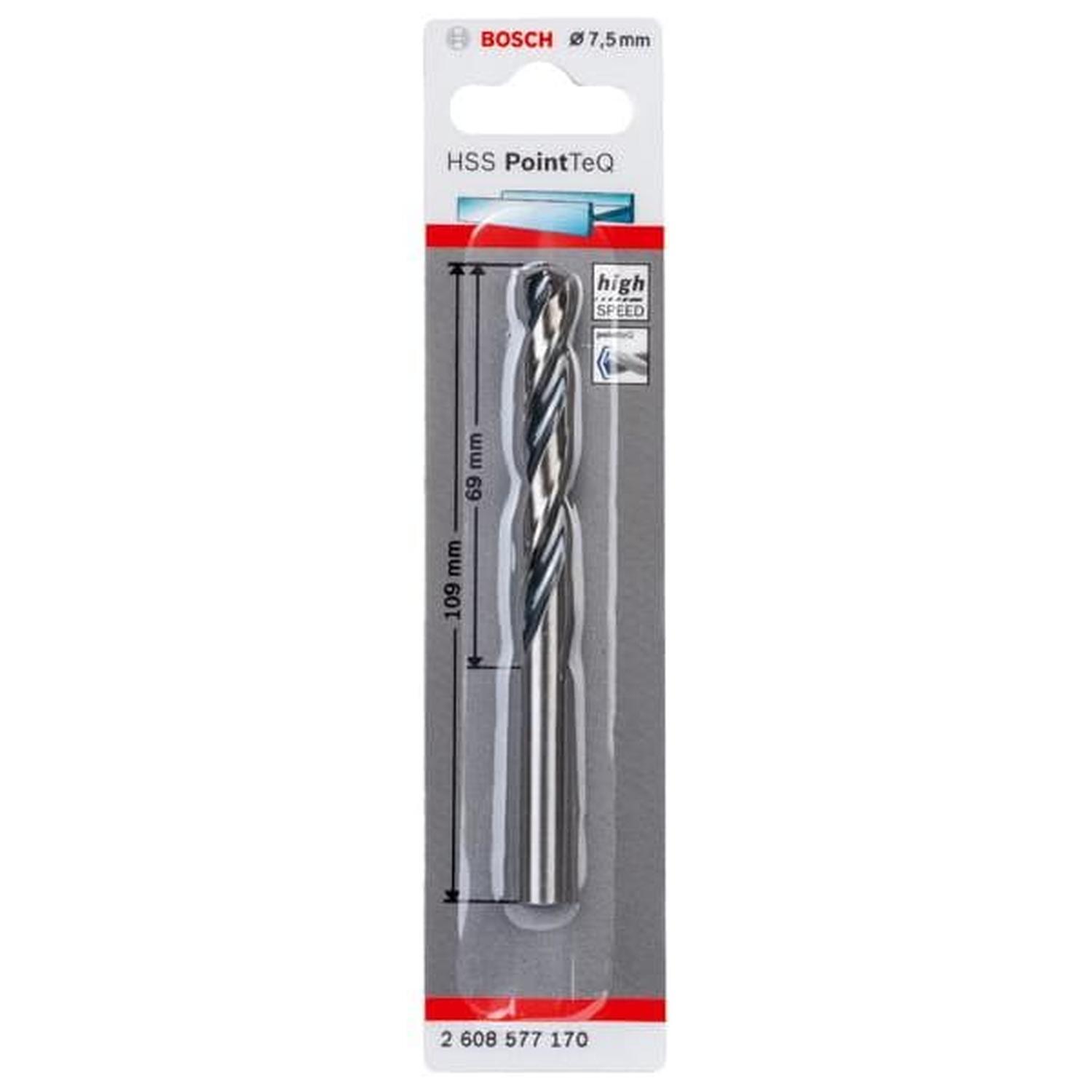 HSS Metal Twist Drill Bit  7.5mm