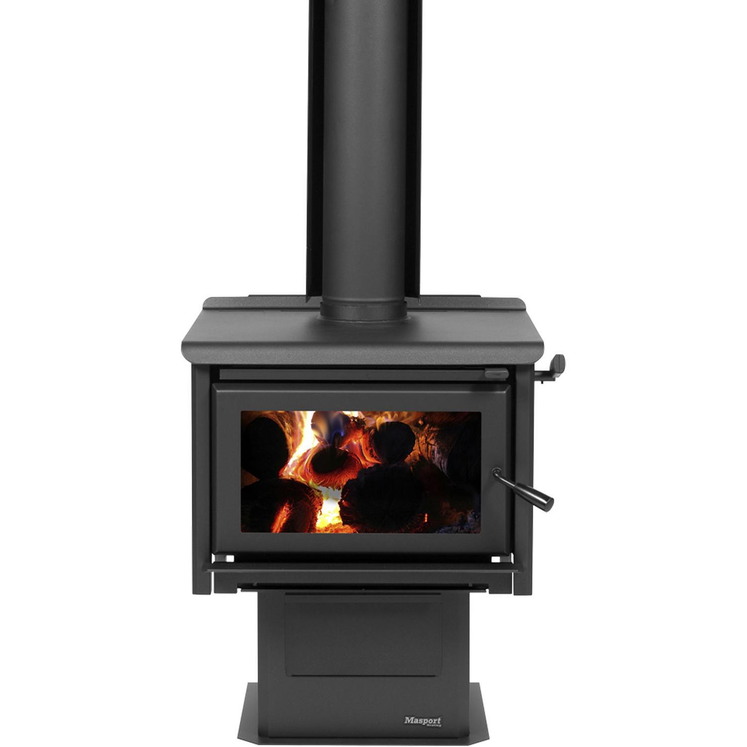 Waimakariri ULEB Freestanding Ashpan Wood Fire and Flue Kit