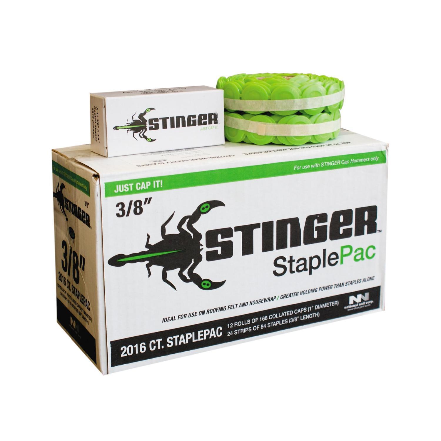 Stinger Caps and 10mm Staples