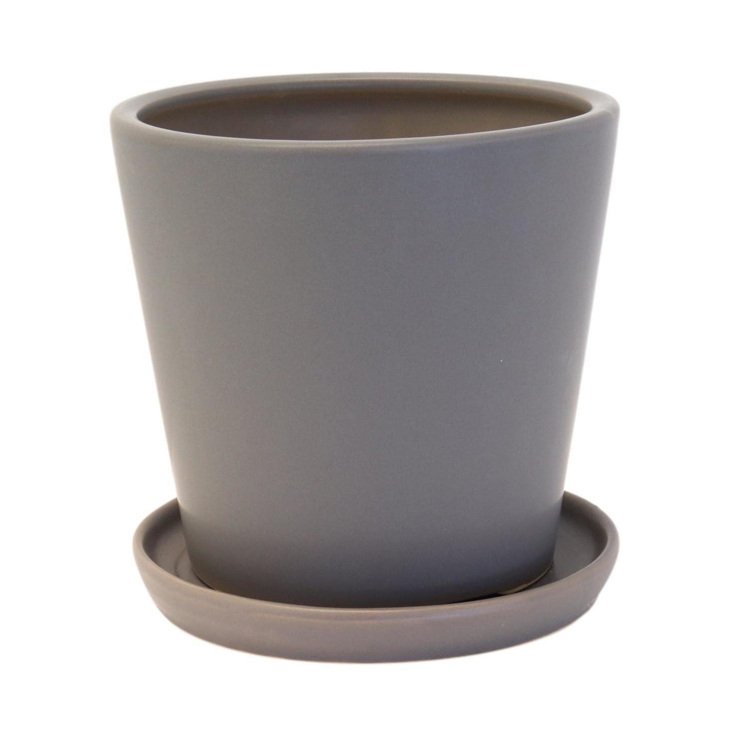 Glazed Round Pot