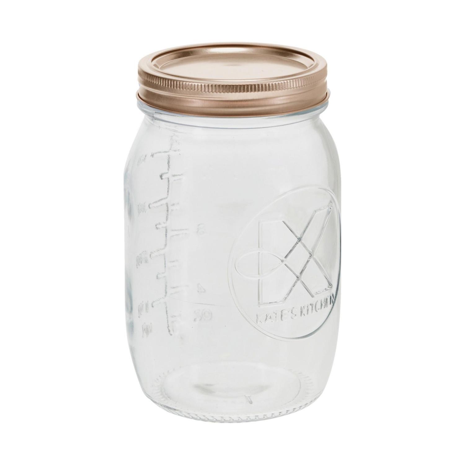 Copper Lid Preserving Jar