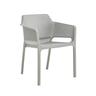 Vivid Outdoor Dining Chair with Arms Resin Taupe