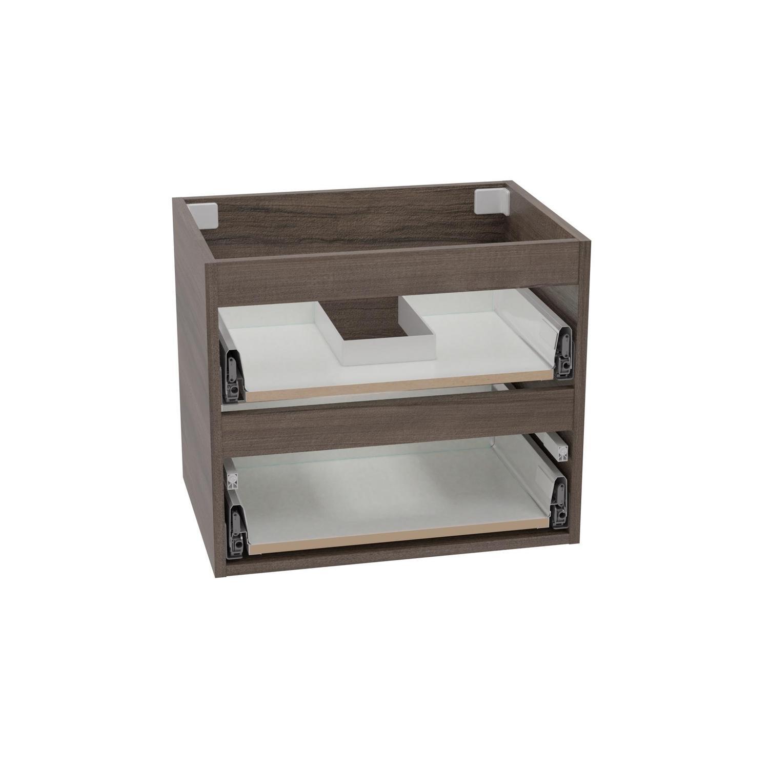 Wall Hung 2 Drawer Cabinet