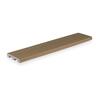 Composite Decking Board Solid Shoulder  6000 x 136 x 24mm Coconut Husk  (Tan Brown)