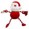 Christmas Santa Rope Knot Dog Toy