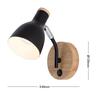 Celine Wall Lamp  Black