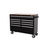 Tool Cabinet 46 IN 9 Drawer H:944mm, W:1251mm, D:461mm Black