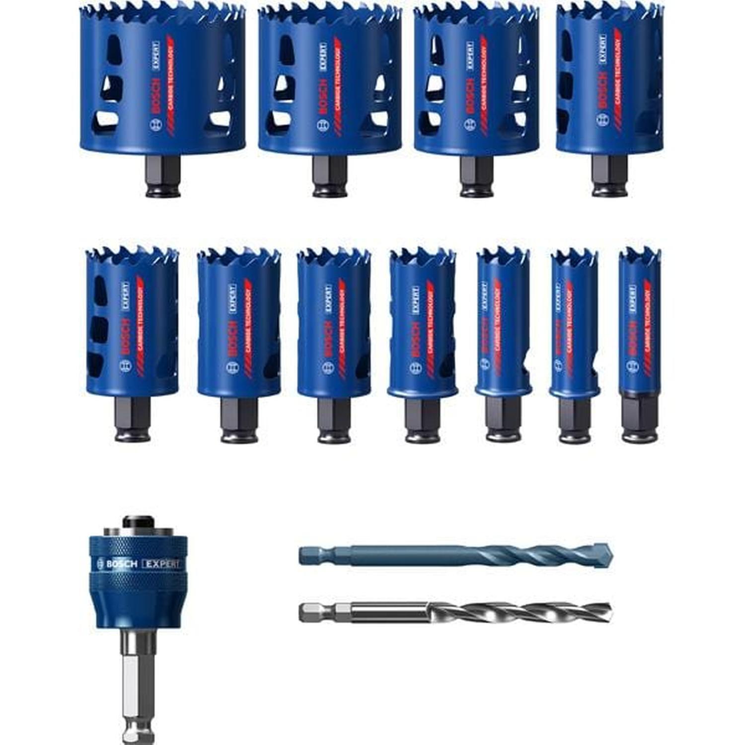 14pc Multi Material Hole Saw Set