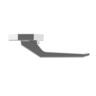 Window Handle Wedgeless High Profile Right Hand  Silver Pearl