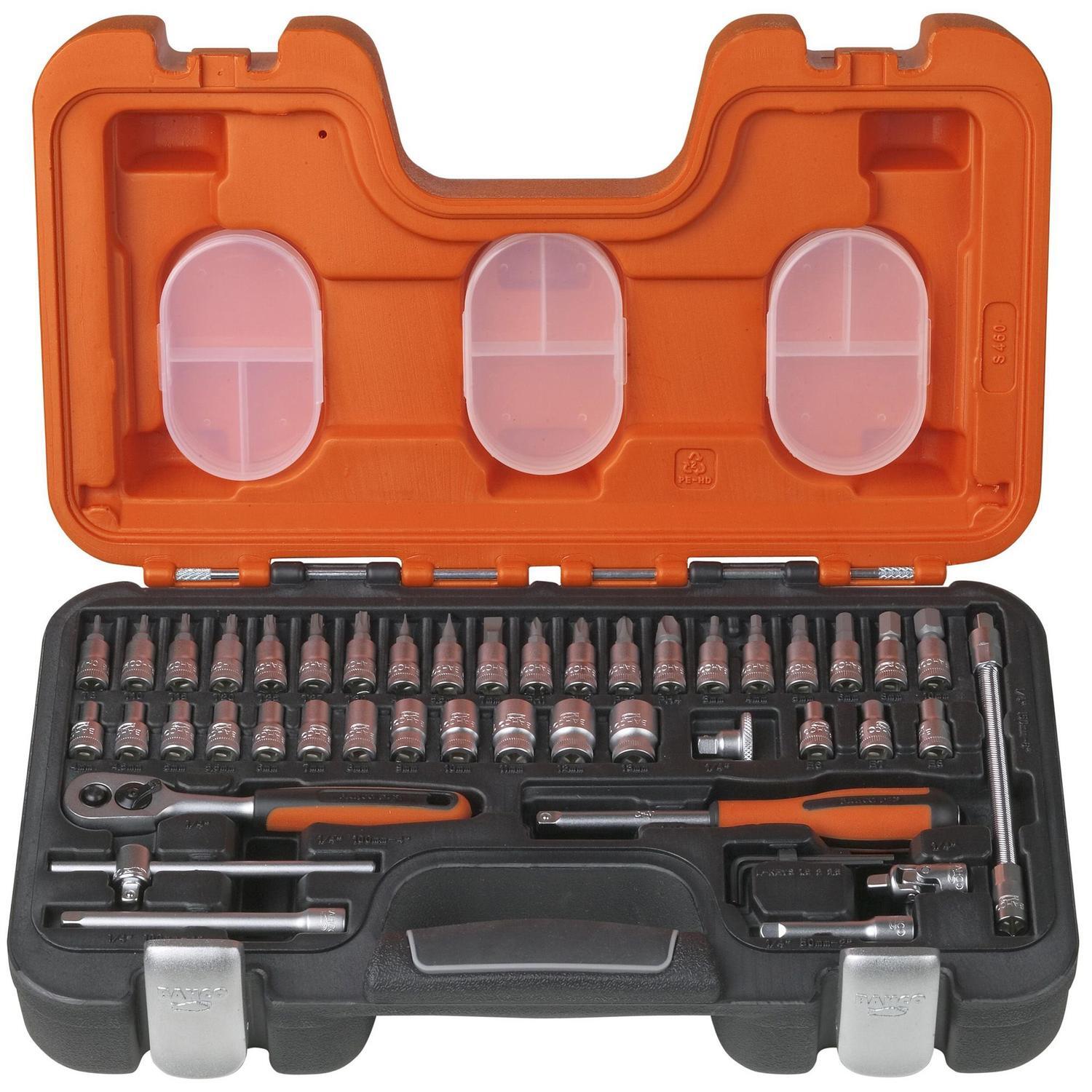 Square Drive Socket Set with Metric Hex Profile and Socket Drivers