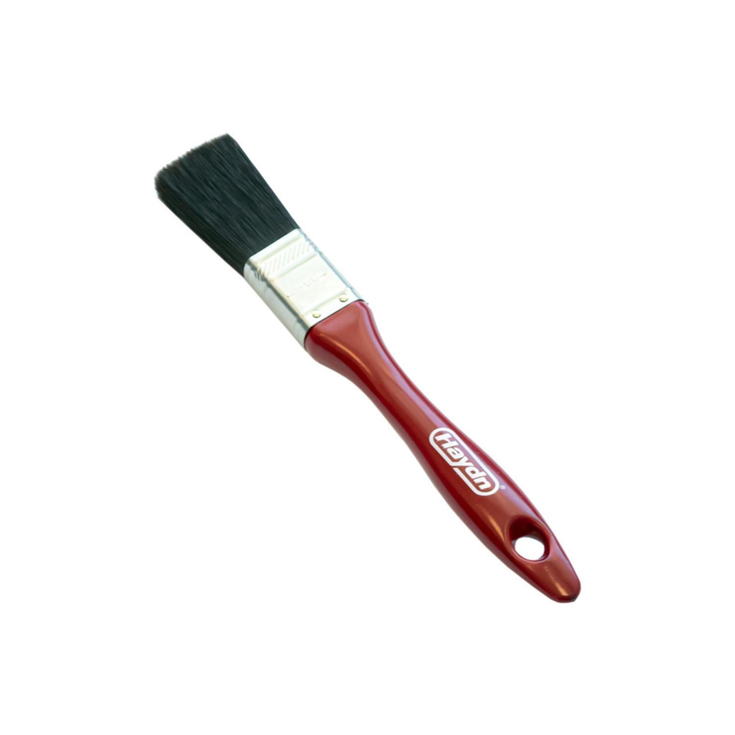 Trade Flat Paint Brush 25mm Red