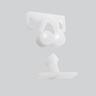 Twin Roller Catch 30mm White
