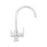 Curved Multifunction Faucet   Chrome