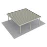 Double Carport L: 6050mm, W:6000mm, H:2100mm Titania